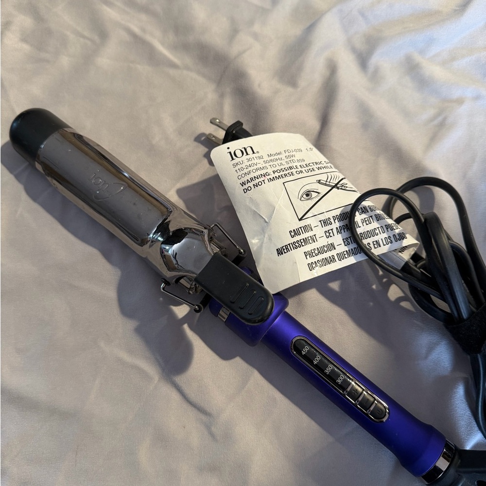 Ion large barrel curling iron
